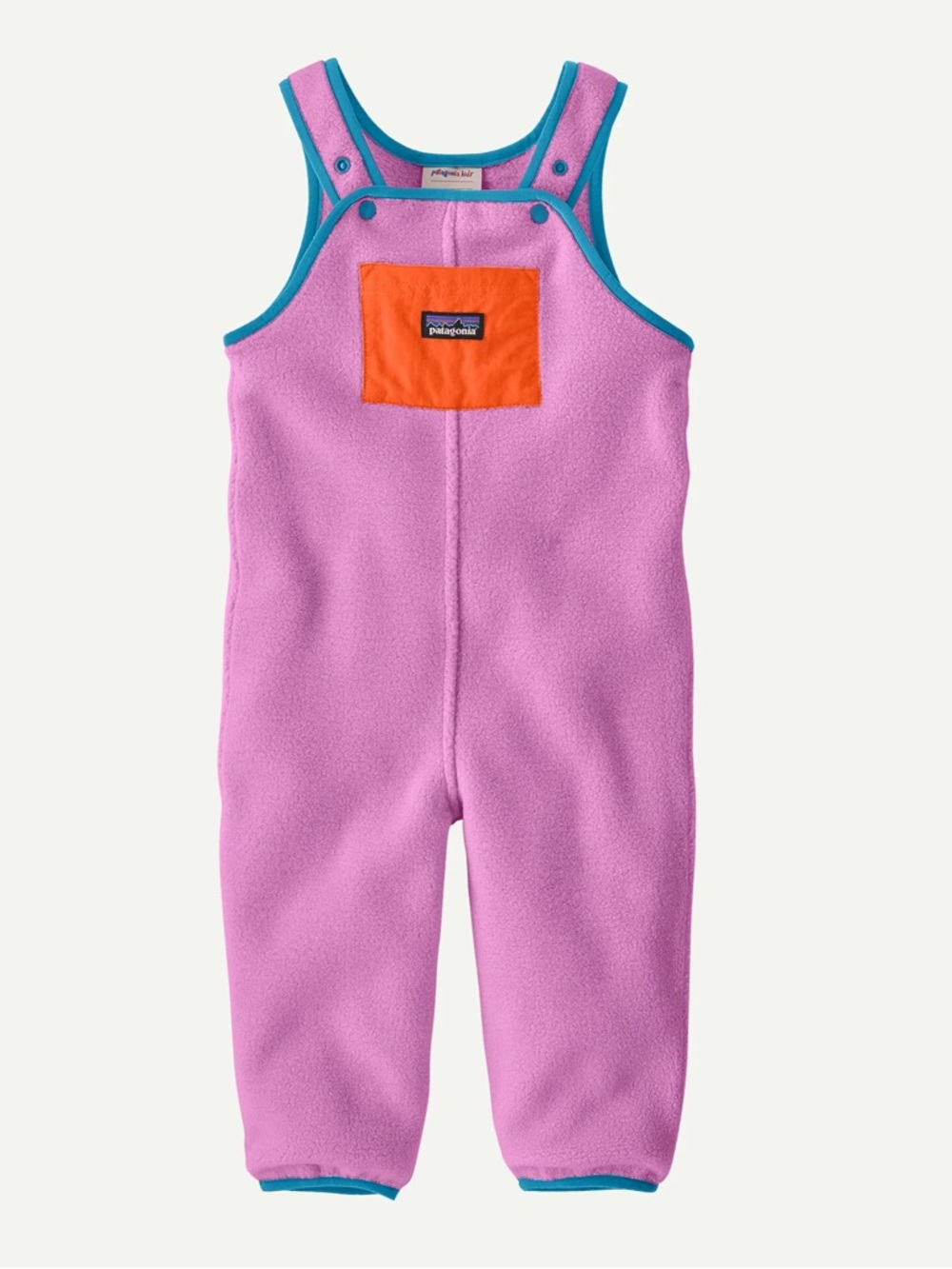 Patagonia Baby Synchilla Fleece Overalls Brisk Purple 2T